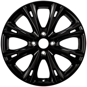 Platišče iz lahke zlitine 17" z 8 kraki, črn